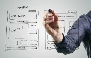 Blog da Zagaia - Wireframe de um website
