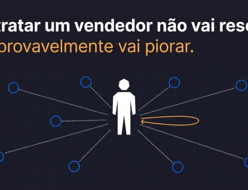 Contratar um vendedor não vai resolver — e provavelmente vai piorar.